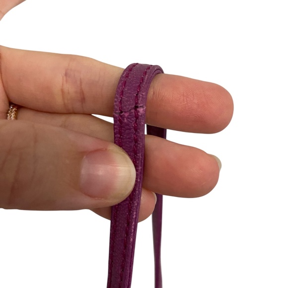 Authentic Prada Purple & Pink Leather Crossbody Shoulder Bag Gold Hardware - COA - Picture 8 of 16